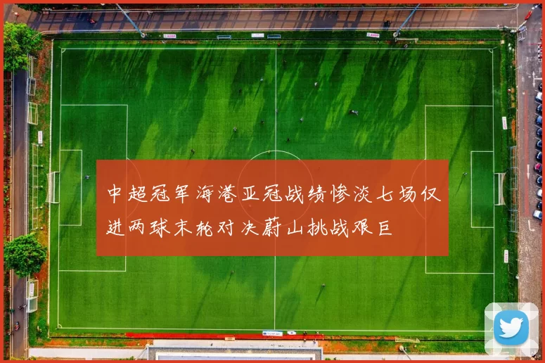 中超冠军海港亚冠战绩惨淡七场仅进两球末轮对决蔚山挑战艰巨